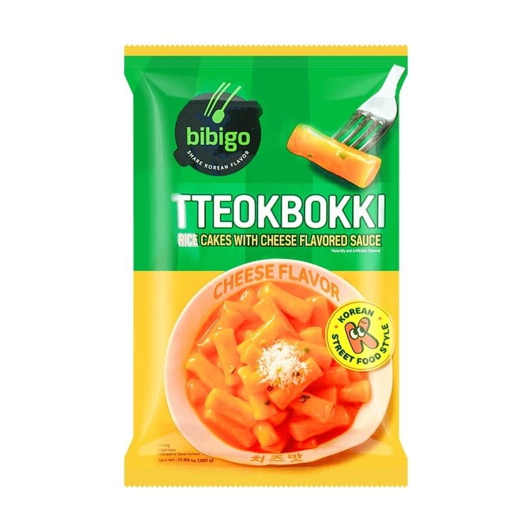 Рисовые клецки топокки с сыром Bibigo CJ Foods 360гр.