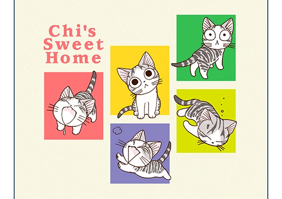 Chi's Sweet Home Милый дом Чи коврик для мыши