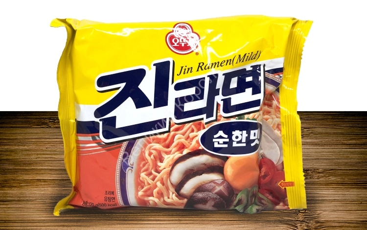 Jin Ramen Mild Джин рамен со вкусом грибов, 120 гр