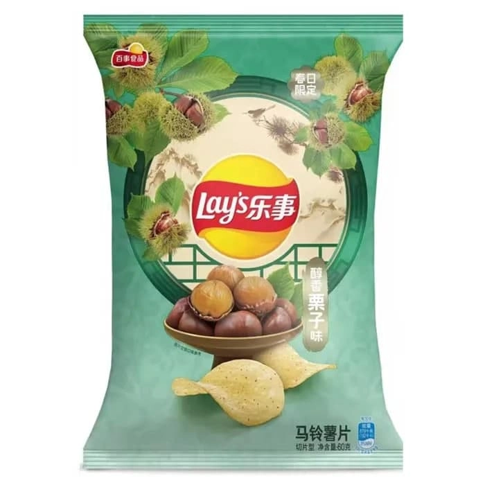 Lay's чипсы со вкусом каштана, 70гр