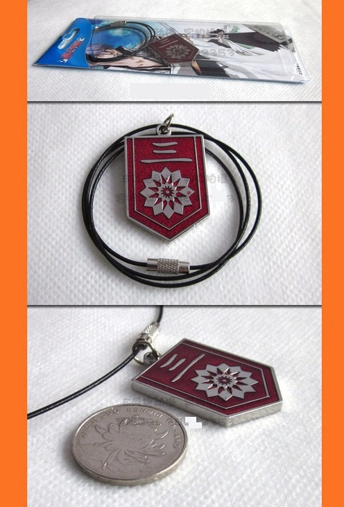 Bleach 3 sqad emblem Necklace Блич 3 отряд эмблема кулон