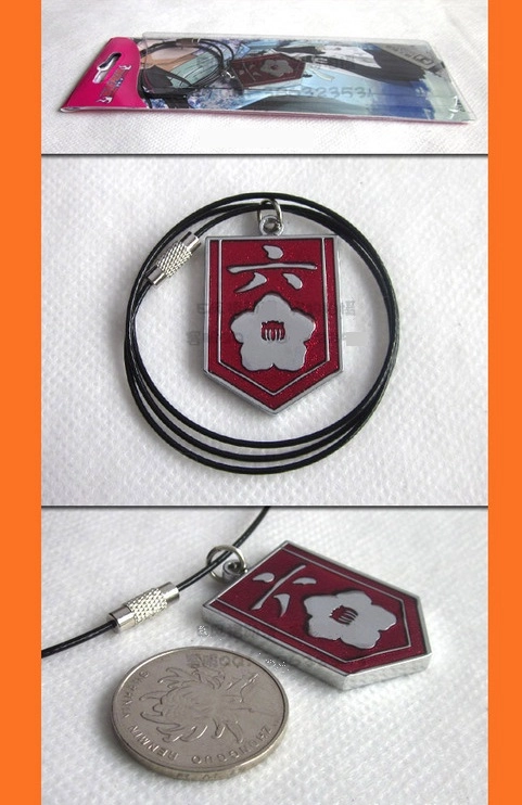 Bleach 6 sqad emblem Necklace A Блич 6 отряд эмблема кулон