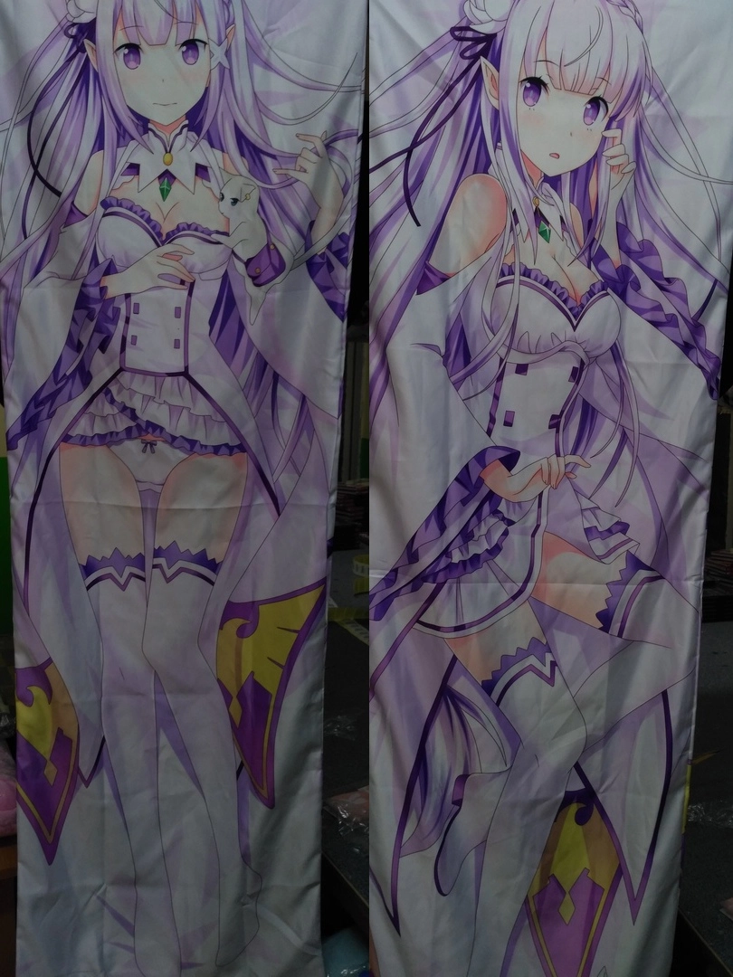 Re:Zero Dakimakura A Ре:зеро Дакимакура Наволочка