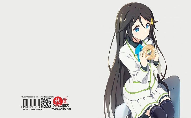 Тетрадь 48 листов в клетку Musaigen no Phantom World [T_MPW_006S]