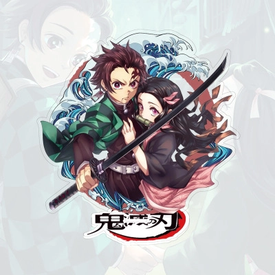 Kimetsu no Yaiba Танджиро и Незуко стенд 15см