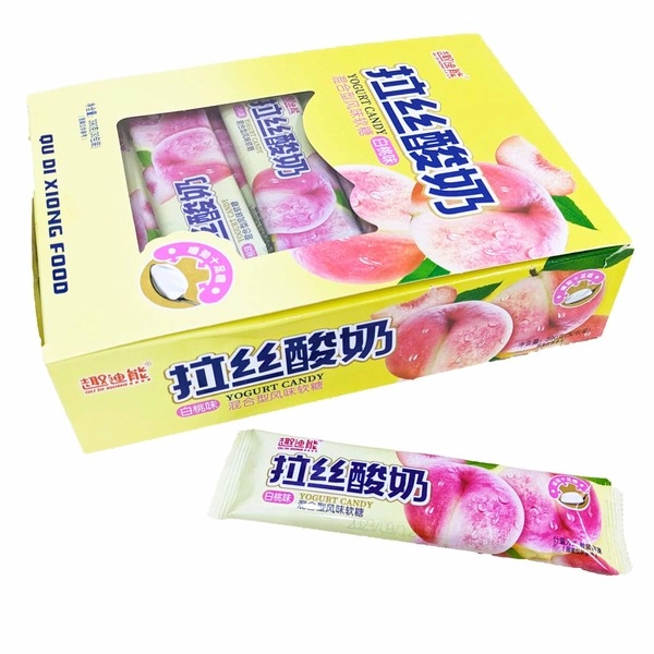 Тянучка QUDIXIONG YOGURT CANDY ПЕРСИК, 13г