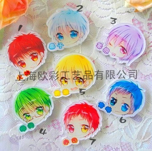 Kuroko Brooch Баскетбол Куроко Брошь