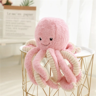 Octopus Осьминог мягкая игрушка, розовая (18cm)