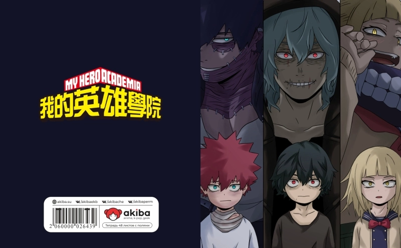 Тетрадь 48 листов в клетку Boku no Hero Academia [T_HeAc_063S]