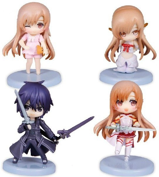 Sword Art Online Figure Мастера Меча Онлайн Фигурка (Цена за 1 из 4 штук)