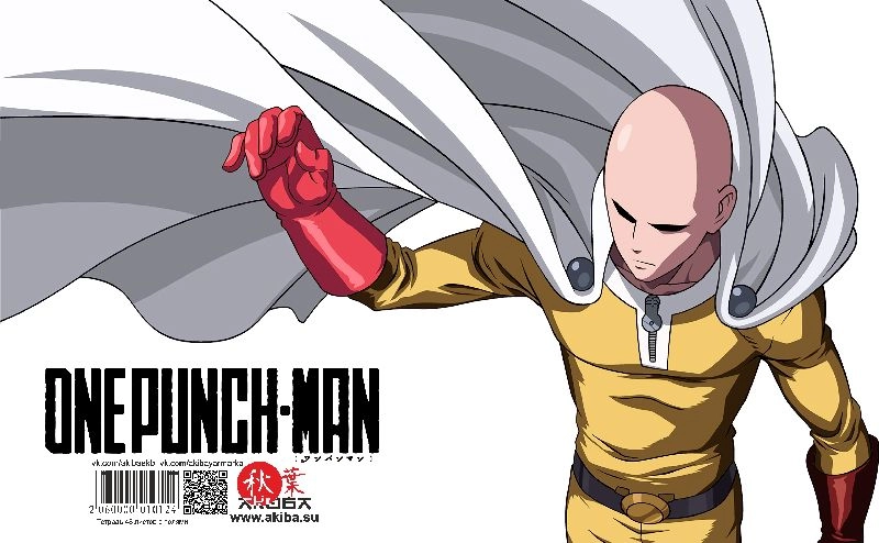 Тетрадь 48 листов в клетку One-Punch Man [T_OPM_012S]