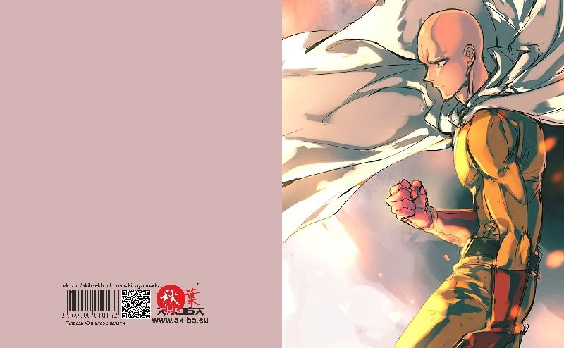 Тетрадь 48 листов в клетку One-Punch Man [T_OPM_016S]