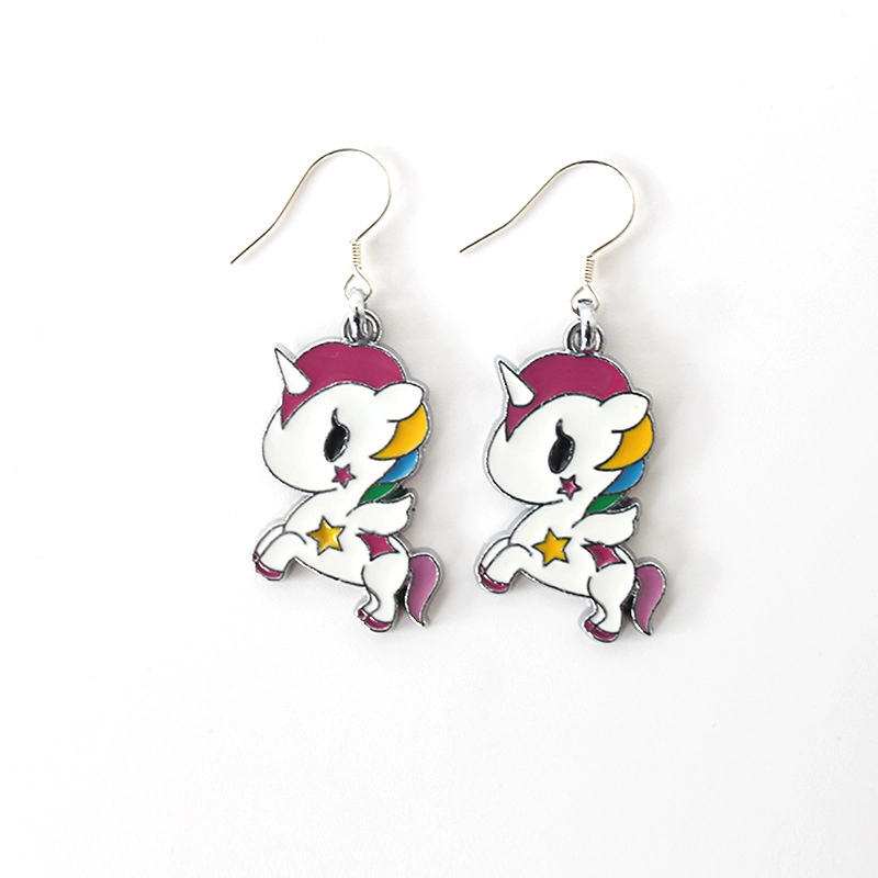 Unicorn Earing Единорог Серьги