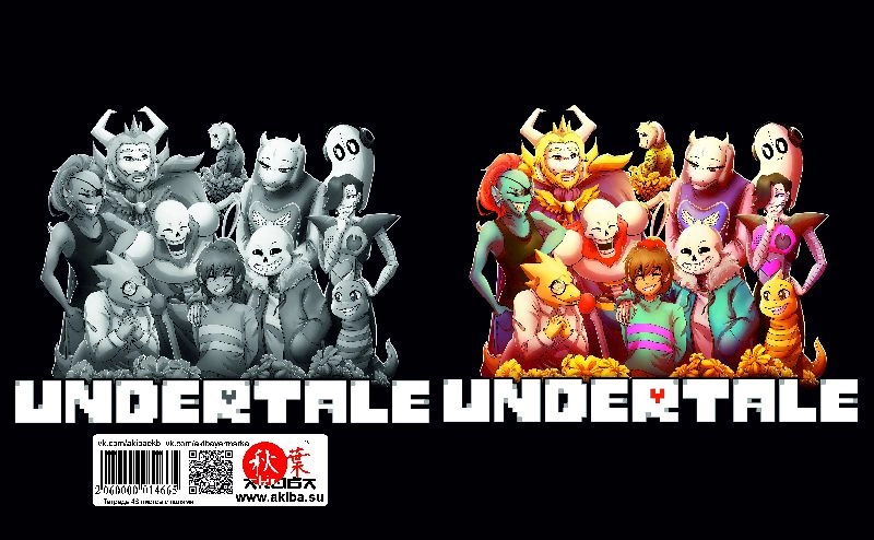 Тетрадь 48 листов в клетку Undertale [T_Under_003S]