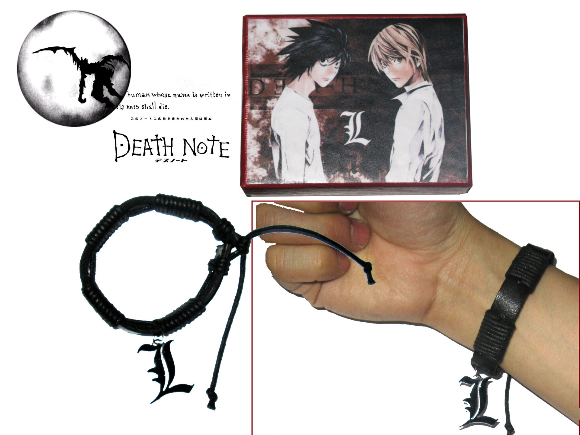 Death Note Bracelace Тетрадь Смерти Браслет