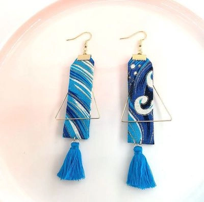 Japanese style earrings A сережки