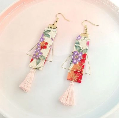 Japanese style earrings C сережки