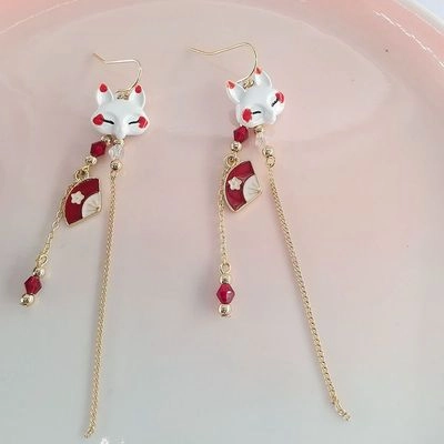 Chinese style earrings B сережки