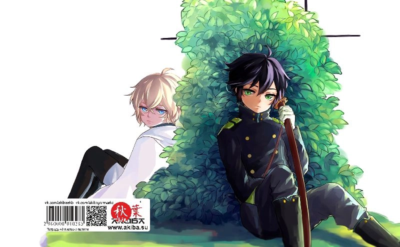 Тетрадь 48 листов в клетку Owari No Seraph [T_Owari_002S]