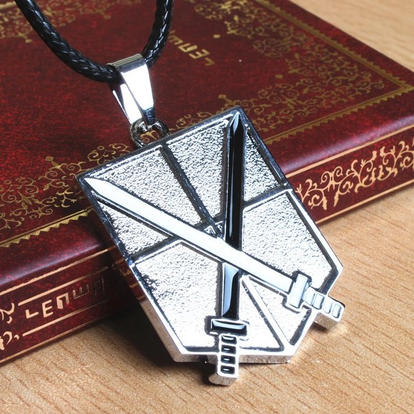 Attack on Titan Cadet Necklace Атака Титанов Кадетский Корпус Кулон