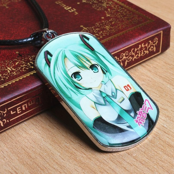 Vocaloid Miku Hatsune Necklace Вокалоид Мику Хацунэ Кулон