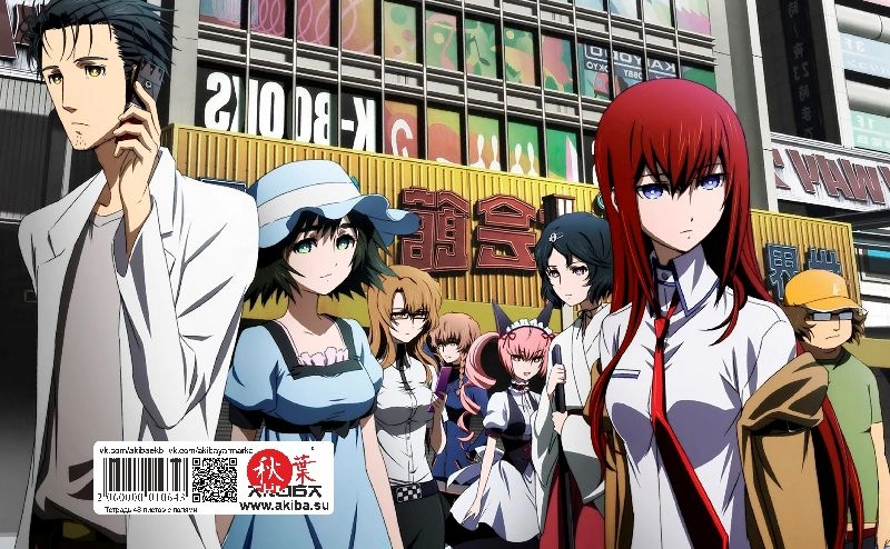 Тетрадь 48 листов в клетку Steins gate [T_StGa_012S]