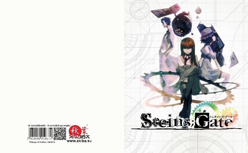 Тетрадь 48 листов в клетку Steins gate [T_StGa_015S]