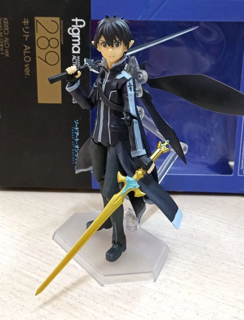 Sword Art Online Kirito Figma Figure Мастера Меча Онлайн Кирито фигурка