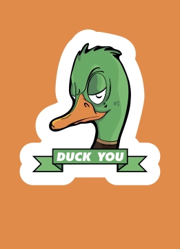 Стикер Duck You 