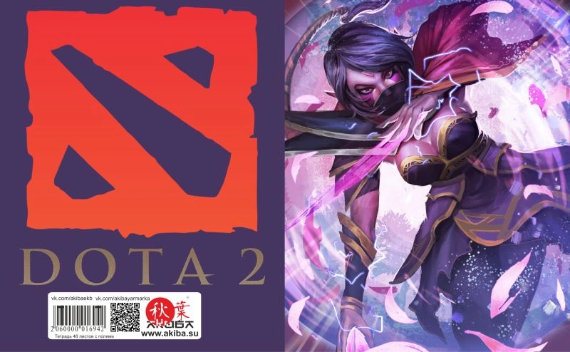 Тетрадь 48 листов в клетку Dota 2 [T_Dota_012S]