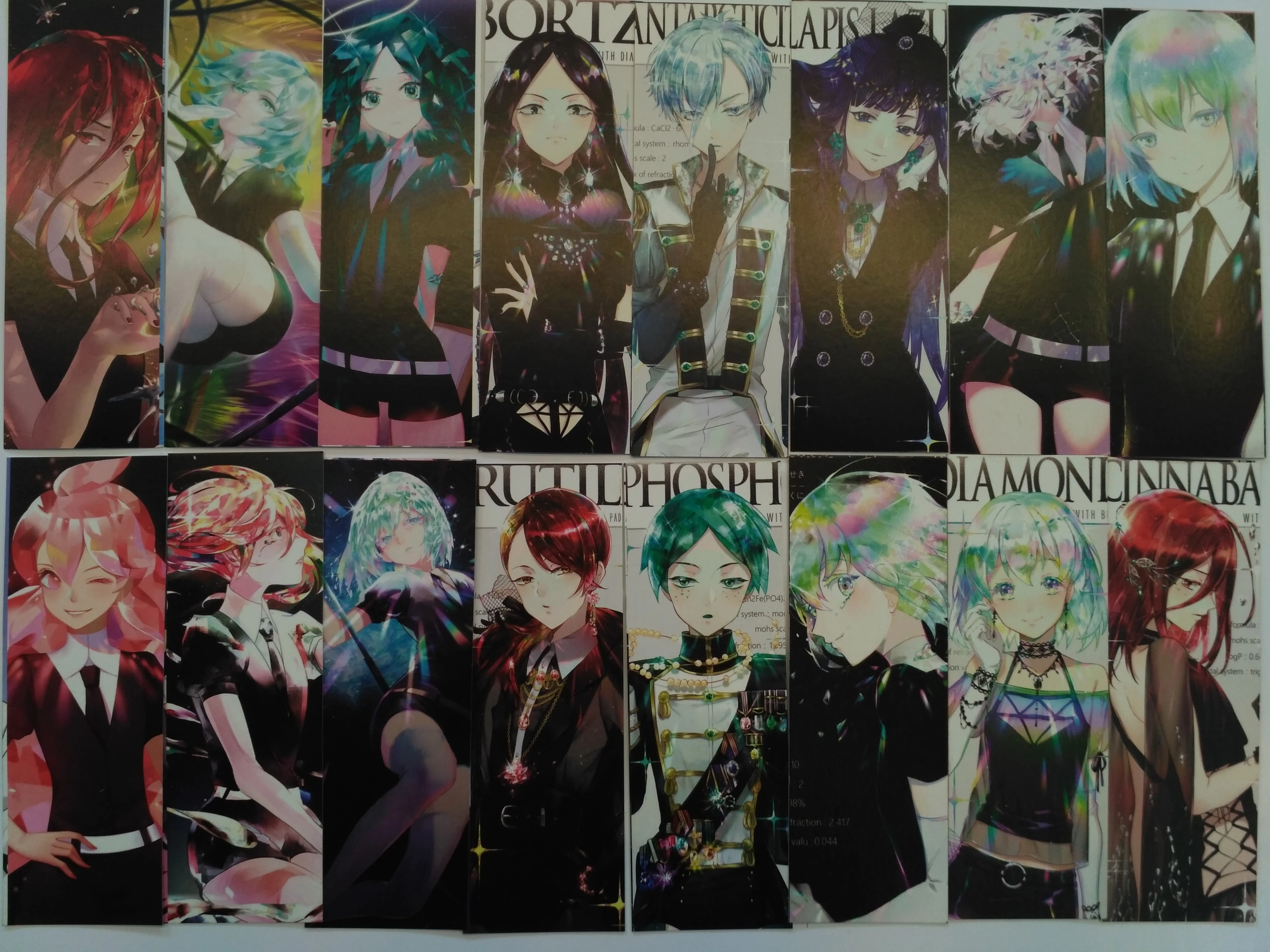 Houseki no Kuni Bookmark Страна Самоцветов Закладки (Цена за 1 из 8 штук)