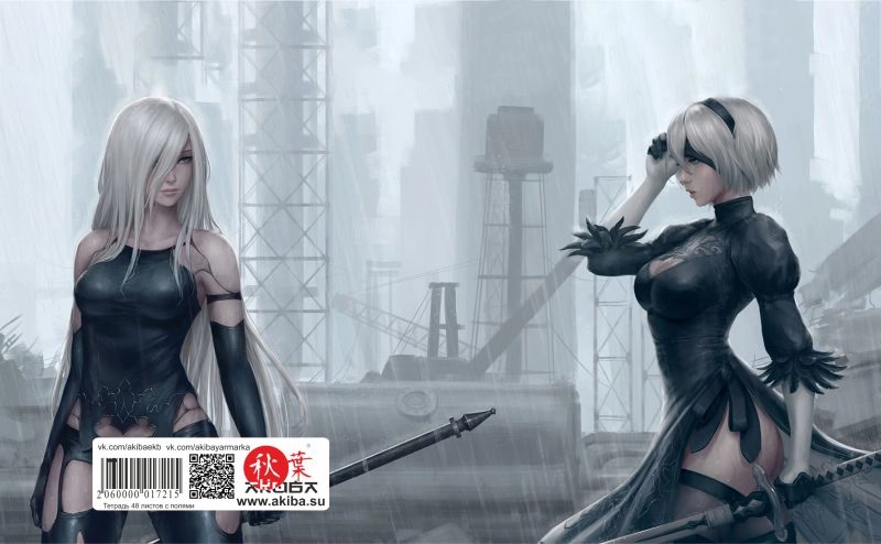 Тетрадь 48 листов в клетку NieR: Automata [T_NiA_002S]