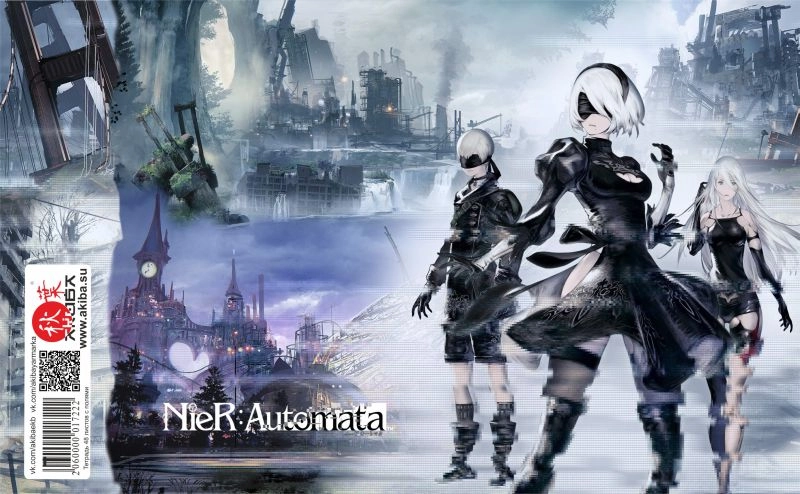 Тетрадь 48 листов в клетку NieR: Automata [T_NiA_003S]