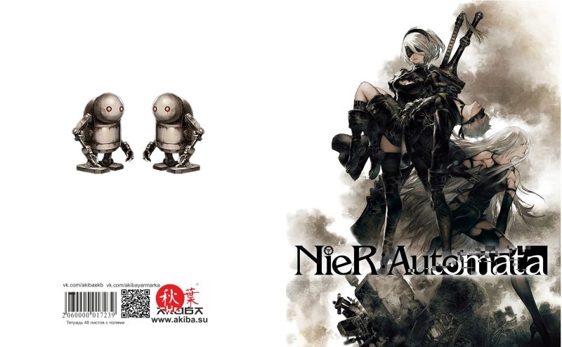 Тетрадь 48 листов в клетку NieR: Automata [T_NiA_004S]