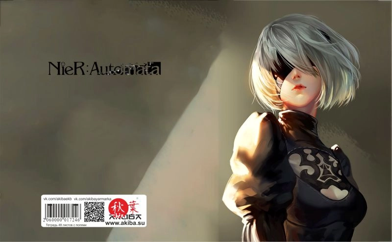 Тетрадь 48 листов в клетку NieR: Automata [T_NiA_005S]