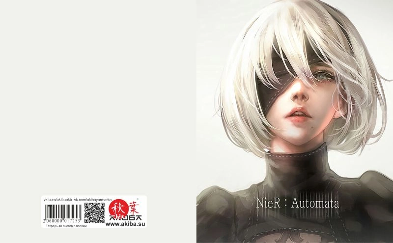 Тетрадь 48 листов в клетку NieR: Automata [T_NiA_006S]