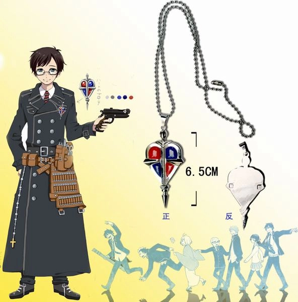 Ao no Exorcist Necklace Синий Экзорцист Кулон