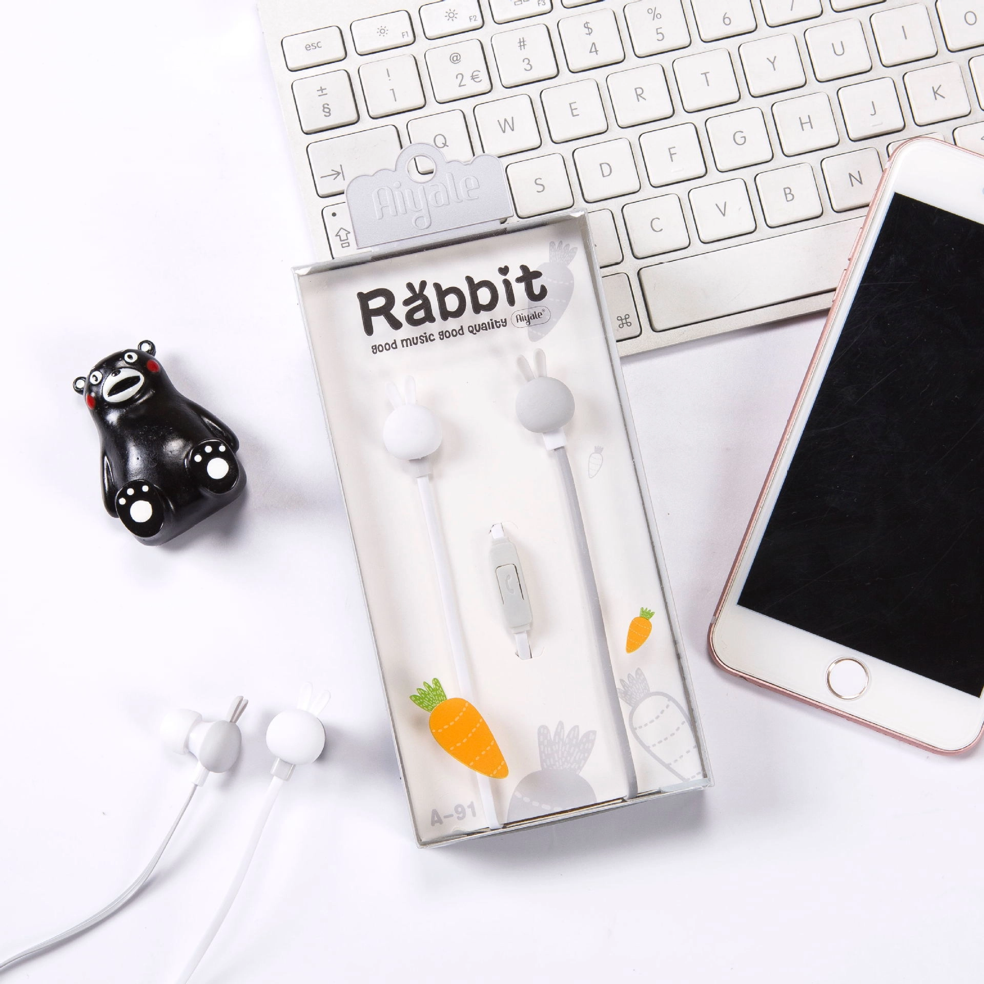 Rabbit Earphones C Кролик Наушники