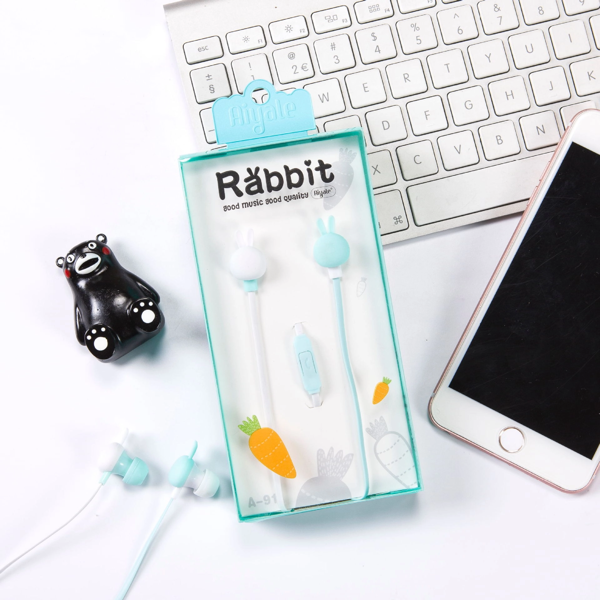 Rabbit Earphones D Кролик Наушники