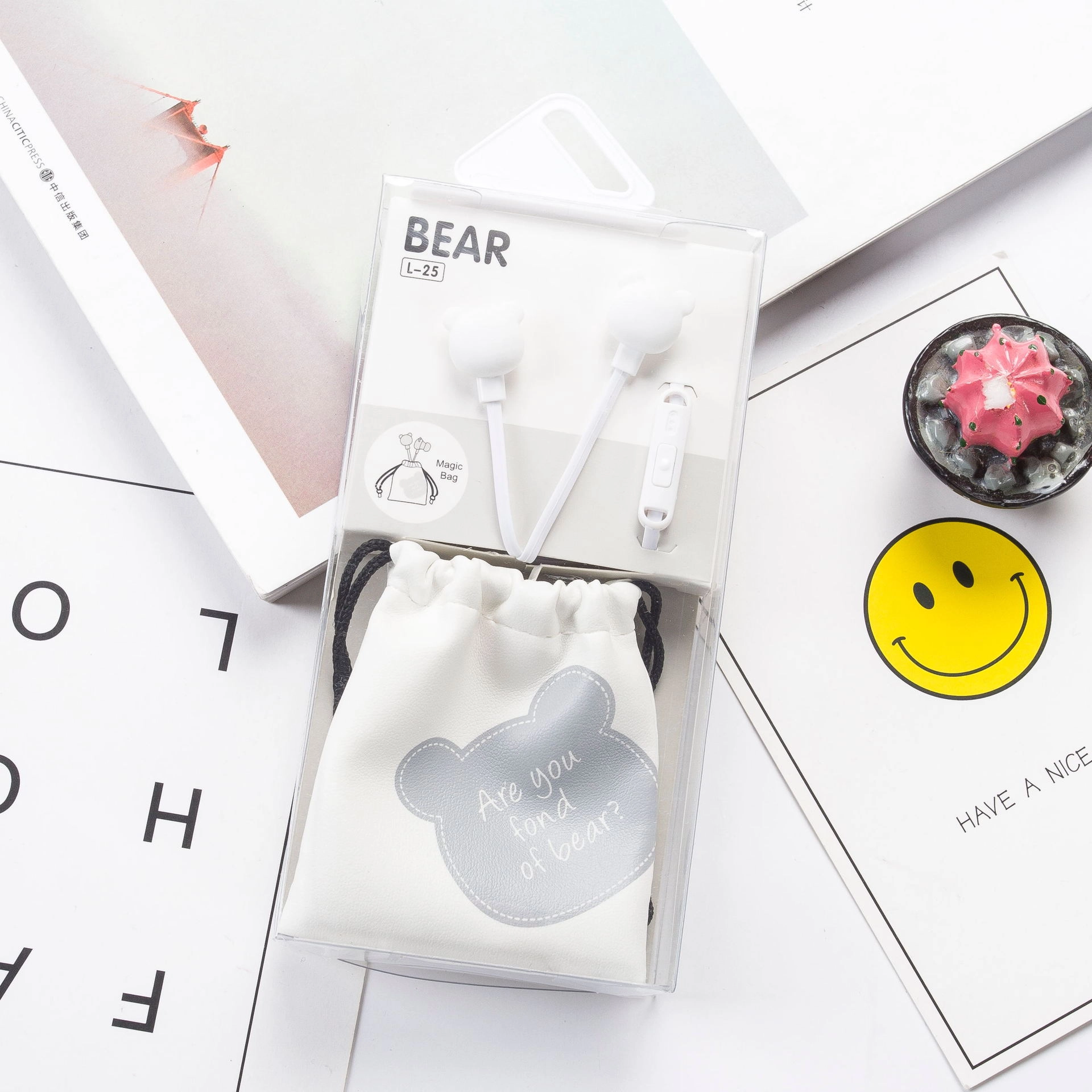 Bear Earphones Мишка Наушники