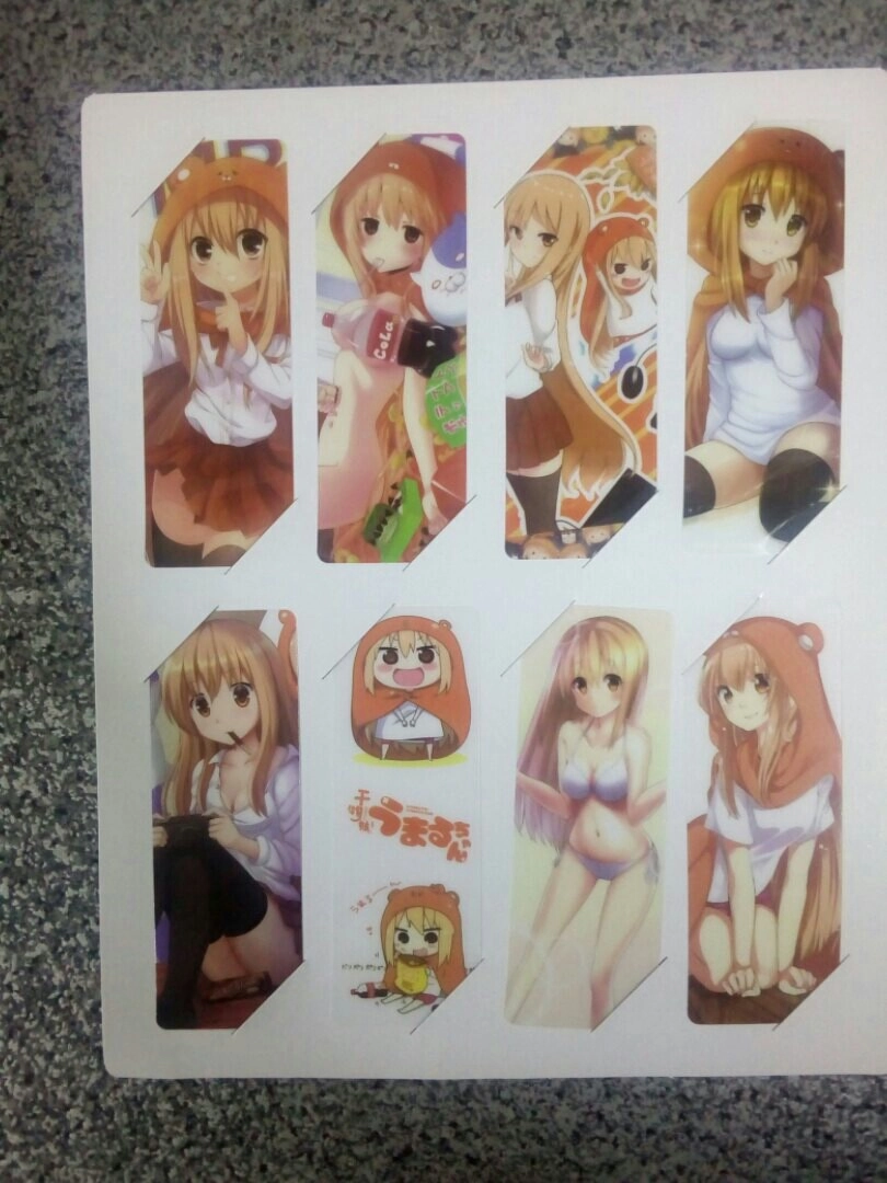 Himoutou Umaru Chan Bookmark Двуличная Сестренка Умару Закладка (Цена за 1 из 8 штук)