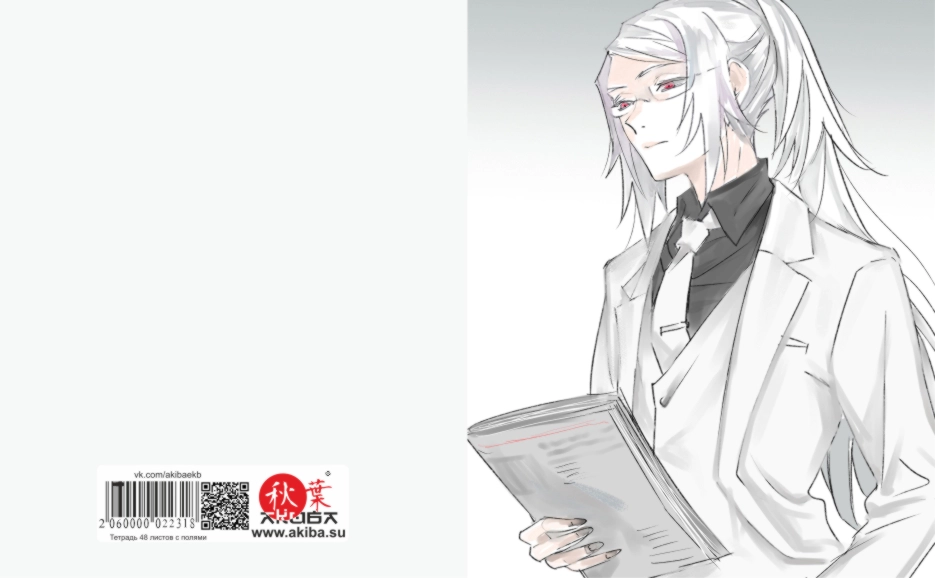 Тетрадь 48 листов в клетку Bungou Stray Dogs [T_BSD_036S]