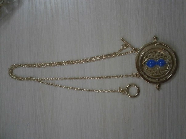 Harry Potter necklace A Гарри Поттер маховик кулон