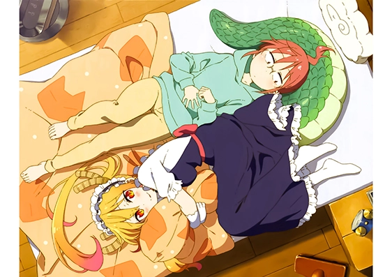 Kobayashi-san Chi no Maid Dragon Дракон-горничная госпожи Кобаяши коврик для мыши 2