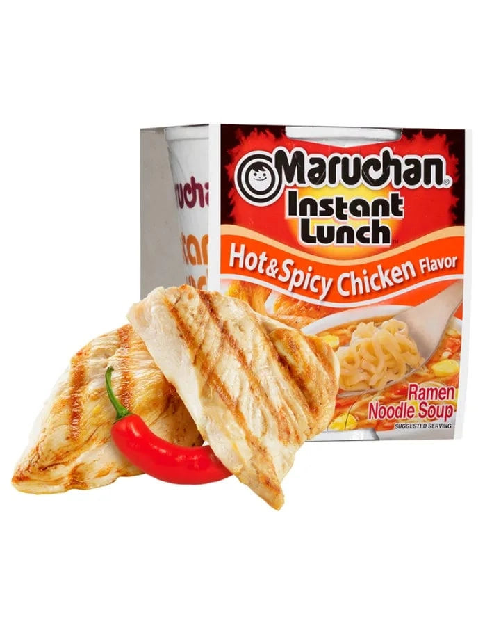 Maruchan Instant Lunch Hot Spicy Chicken лапша со вкусом острой курицы, 64гр