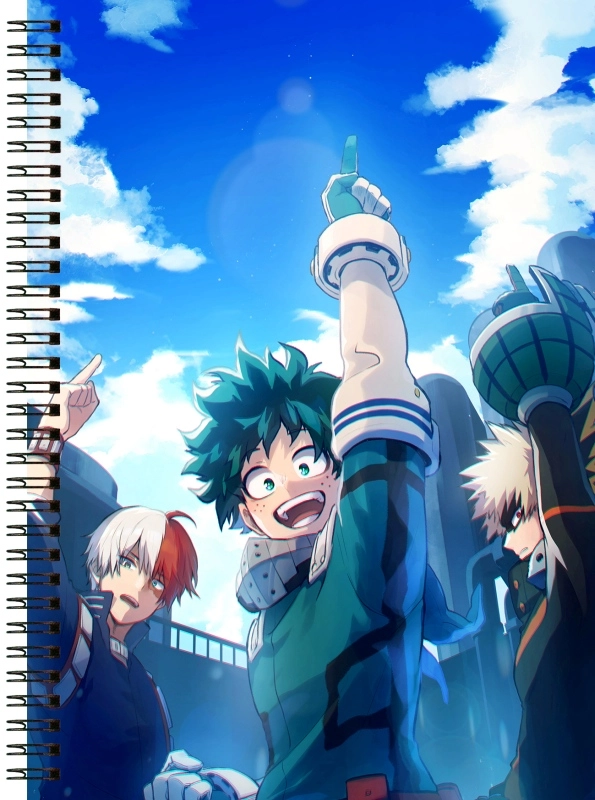 Блокнот А6 Boku no Hero Academia [BL6_HeAc_120S]