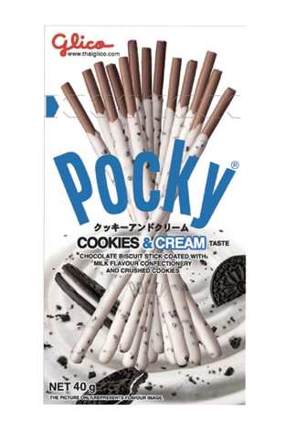 Pocky Cookies and Cream Taste Покки Печенье И Сливочный Крем